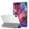 iPad Pro 12.9 (2018/2020/2021) - Tri-Fold Läder Fodral - Cosmic Space