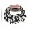  Scrunchie Black N White Armband Apple Watch 42/41/40/38 mm