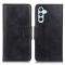  Samsung Galaxy A54 5G Fodral Crazy Horse Läder Svart
