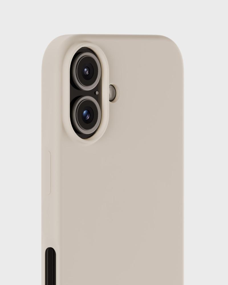 holdit holdit iPhone 16 Mobilskal Silikon Ljus Beige