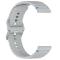  Klockarmband 22 mm Silikon Wave Design Grå