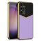 GKK GKK Galaxy S25 Plus Skal Läder Hybrid Electroplate Lila