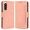  Sony Xperia 5 IV Fodral Med Avtagbart Kortfodral Ljus Rosa