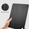  iPad Pro 12.9 (2021) - Tri-Fold Läder Fodral - Svart