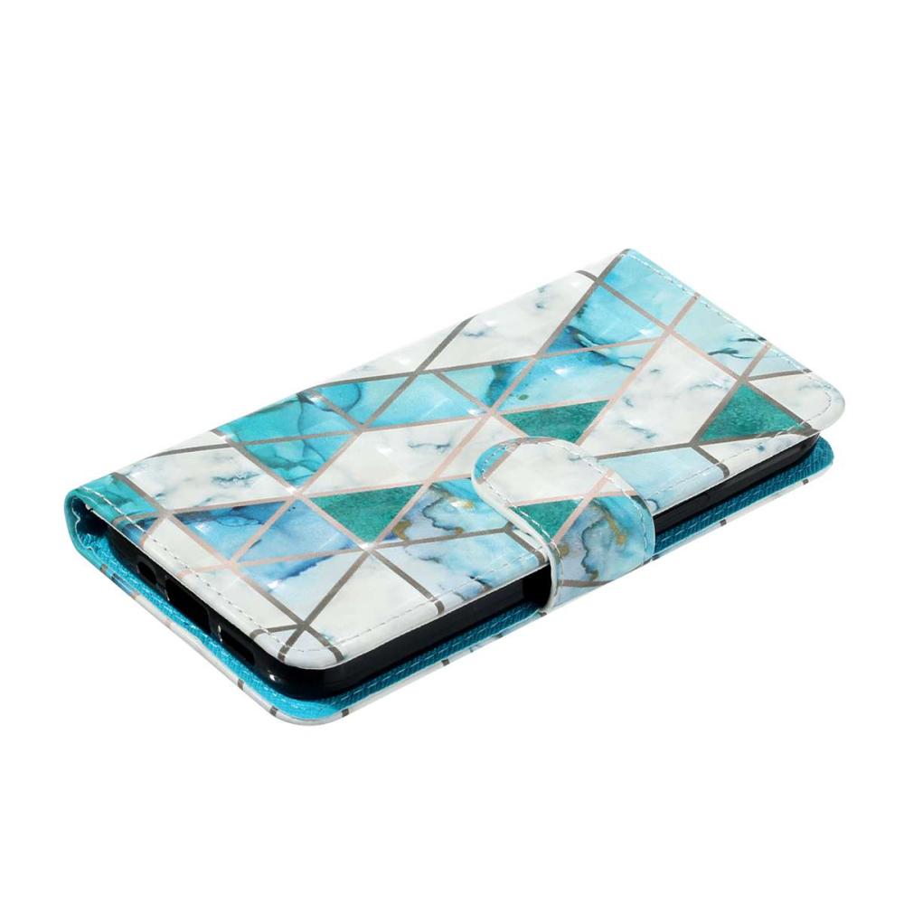  Xiaomi Redmi 15C Fodral Med Tryck Grön Marmor