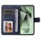 Samsung Galaxy S24 FE Plånboksfodral Läder Mörk Blå