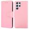  Samsung Galaxy S23 Ultra Fodral Läder Ljus Rosa