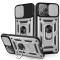  iPhone 13 Pro Max - CamShield Armor Hybrid Ring Skal - Silver