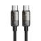 MCDODO Mcdodo 1.8m 100W USB-C - USB-C Auto Off Kabel Svart