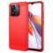  Xiaomi Redmi 12C 4G Skal Kolfiber Textur Röd