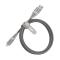 OtterBox OtterBox Premium 1m USB-C - USB-A Kabel Nylonflätad Grå