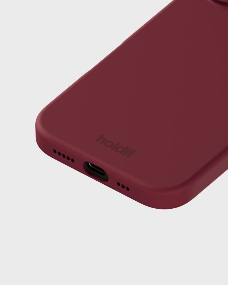 holdit holdit iPhone 16 Mobilskal Silikon Red Velvet