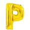  Bokstavsballong P 70 cm Guld