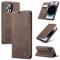 CASEME CASEME iPhone 14 Pro Fodral Retro Flip Mörk Brun