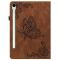  Samsung Galaxy Tab S11 Fodral Butterfly Flower Brun