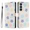  Samsung Galaxy S26 Fodral Med Tryck Blommor