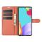  Samsung Galaxy A52 / A52s - Litchi Textur Fodral - Brun