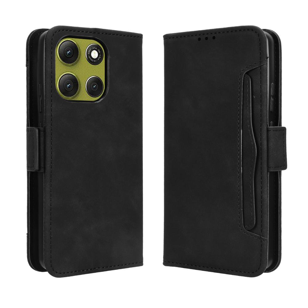  Motorola Moto G86 5G Fodral Med Avtagbart Kortfack Svart