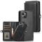  iPhone 14 2in1 Flerfack Magnet Fodral / Skal Svart