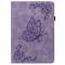  Samsung Galaxy Tab S11 Fodral Butterfly Flower Lila