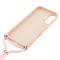  iPhone 17 Skal TPU Med Mobilsnöre Rosa