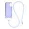  iPhone 17 Skal TPU Med Mobilsnöre Lila