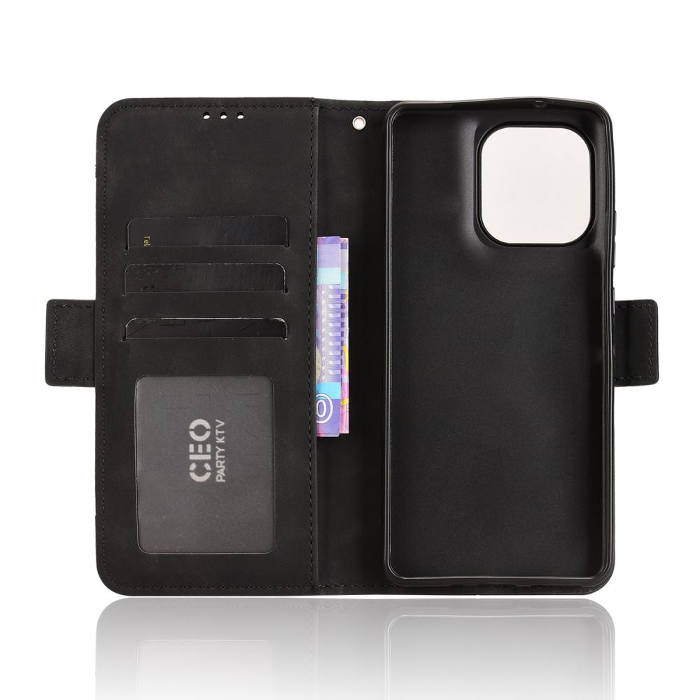  Motorola Moto G86 5G Fodral Med Avtagbart Kortfack Svart
