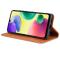 AZNS AZNS Xiaomi Redmi 10C Fodral Flip Läder Brun