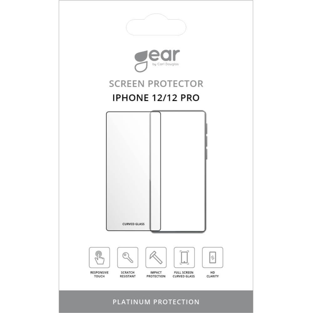 Gear GEAR iPhone 12 / 12 Pro Skärmskydd Full Cover Inkl. Monteringsram