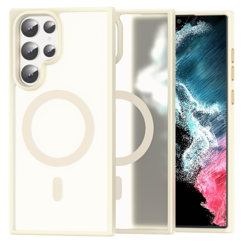 ColorPop ColorPop Samsung Galaxy S22 Ultra Skal CH MagSafe Matt Off White