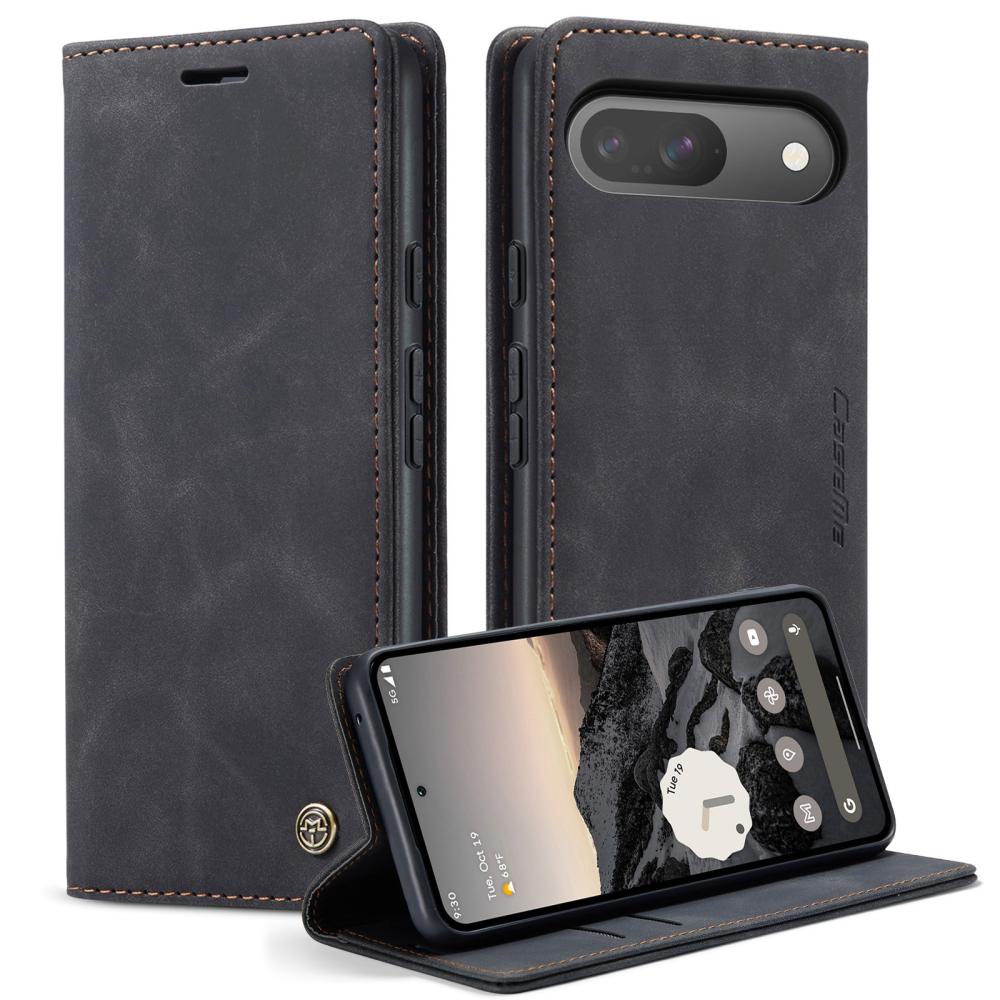 CASEME CASEME Google Pixel 10/10 Pro / 9/9 Pro Fodral Flip Retro Läder