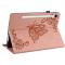  Samsung Galaxy Tab S11 Fodral Butterfly Flower Rosa