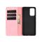  Samsung Galaxy A52 / A52s - Silkeslent Läder Fodral - Rosa