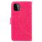  Samsung Galaxy A22 5G - Mandala Läder Fodral - Rosa