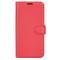  Samsung Galaxy A15 5G Fodral Litchi Läder Röd