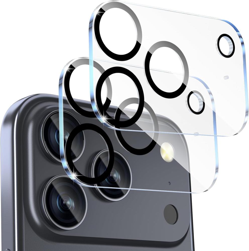  2-Pack iPhone 17 Pro Linsskydd I Härdat Glas