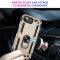  iPhone 17e / 16e Skal Shockproof Hybrid Ring Guld