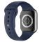 ColorPop Apple Watch 42/44/45/46/49 mm Silikon Armband (S/M) Midnight Blue