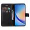  Samsung Galaxy A55 5G Fodral Solid Läder Svart
