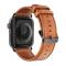 DUX DUCIS DUX DUCIS Apple Watch 38/40/41/42 mm Klockarmband Äkta Läder Brun