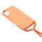  iPhone 17 Skal TPU Med Mobilsnöre Orange