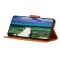  Samsung Galaxy S23 Ultra Fodral Crazy Horse Split Läder Brun