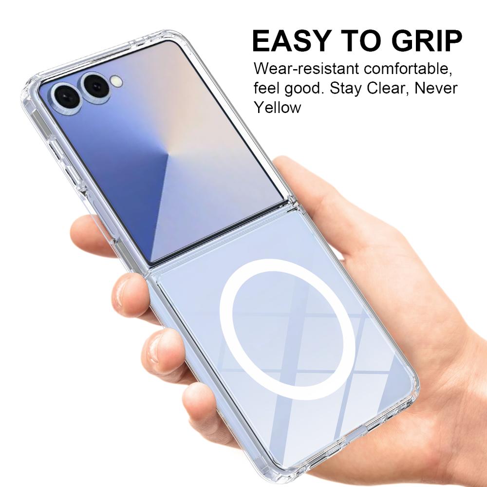  Samsung Galaxy Z Flip 8 Skal MagSafe TPU Transparent