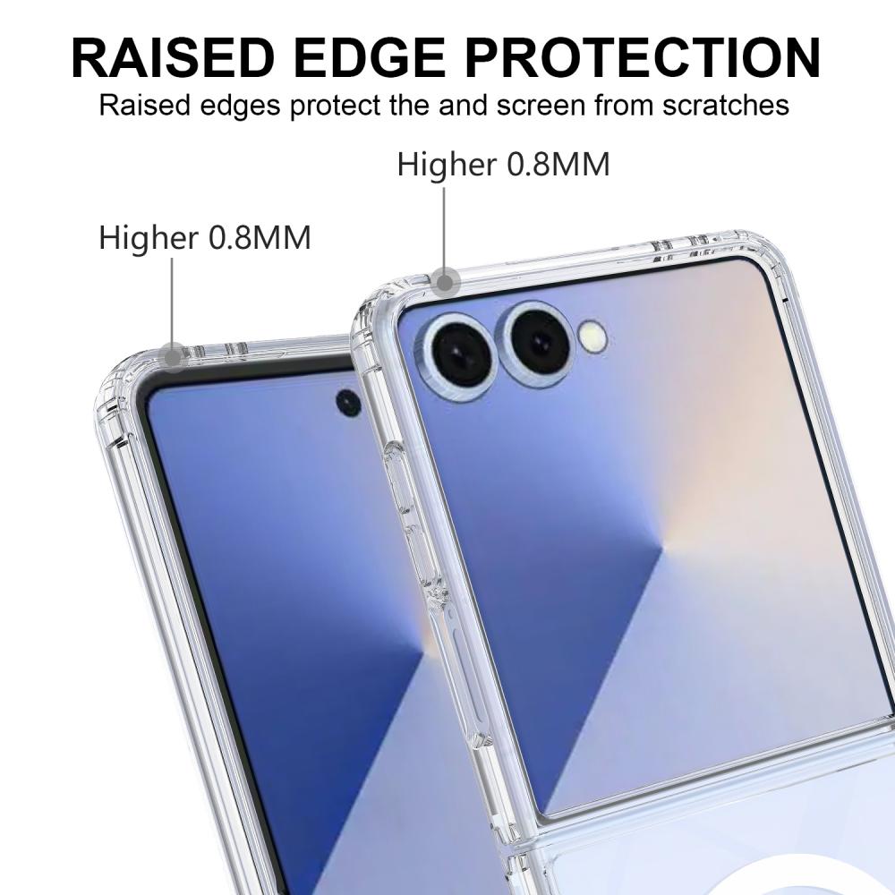  Samsung Galaxy Z Flip 8 Skal MagSafe TPU Transparent