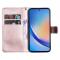  Samsung Galaxy A55 5G Fodral Solid Läder Roséguld