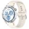  Klockarmband 22 mm Silikon Wave Design Off White