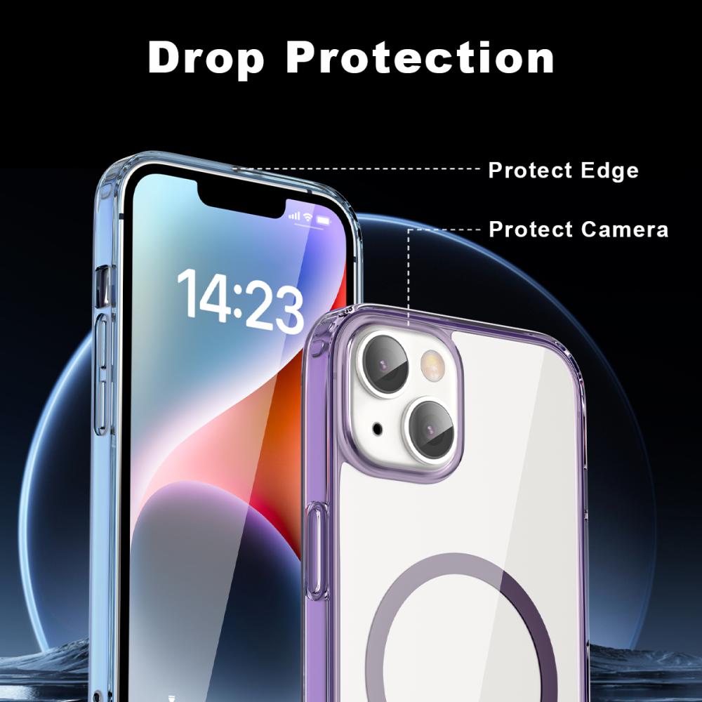 ColorPop ColorPop iPhone 14 Skal CH MagSafe Transparent/Svart