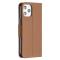  iPhone 12 Pro Max - Litchi Fodral - Brun
