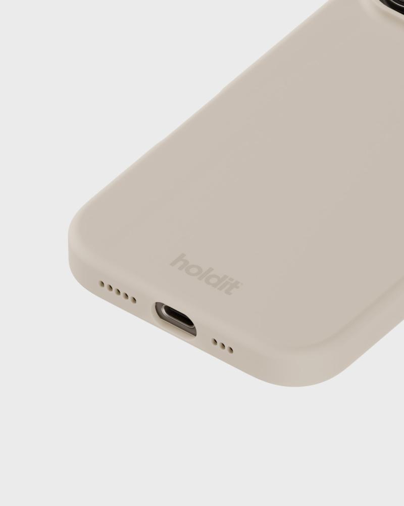 holdit holdit iPhone 16 Pro Mobilskal Silikon Ljus Beige