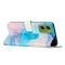  Motorola Moto G06 / G06 Power Fodral läder Marmor Rosa/Grön